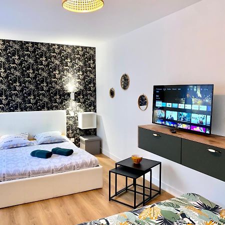 Superbe Appt Avec Cour Et Parking Gratuit A 5Min De La Cite Medievale Carcasona Exterior foto
